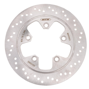 BREMSESKIVE MTX MDS05021 Performance Brake Disc Rear Solid Round MD3008 #05021 240MM BAG SUZUKI RF600 GSF600 Bandit GSX600F GSF650 Bandit SV650 GSX750F GSX-R750 RF900 GSX-R1100 GSF1200 Bandit GSX1300 B-King GSX1300R Hayabusa