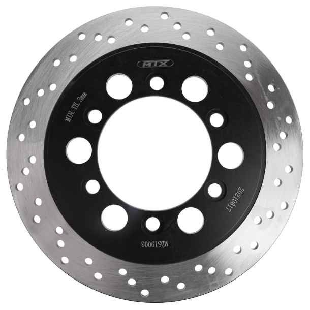 BREMSESKIVE MTX Performance Brake Disc Rear Solid Round MD689 #19003 HYOSUNG GT125 GT250 GT650