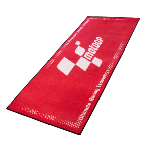 MILJ�M�TTE MotoGP Red With White Logo Pro Garage Pit Mat 190 X 80cm