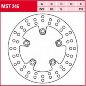 TRW LUCAS MST246 bremseskive BAG Suzuki GSX-R SV TL