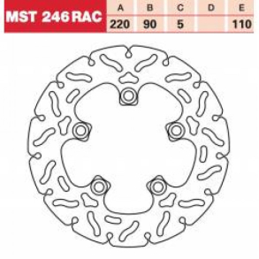 TRW LUCAS MST246RAC (ALIEN/WAVE) bremseskive BAG Suzuki GSX-R SV TL