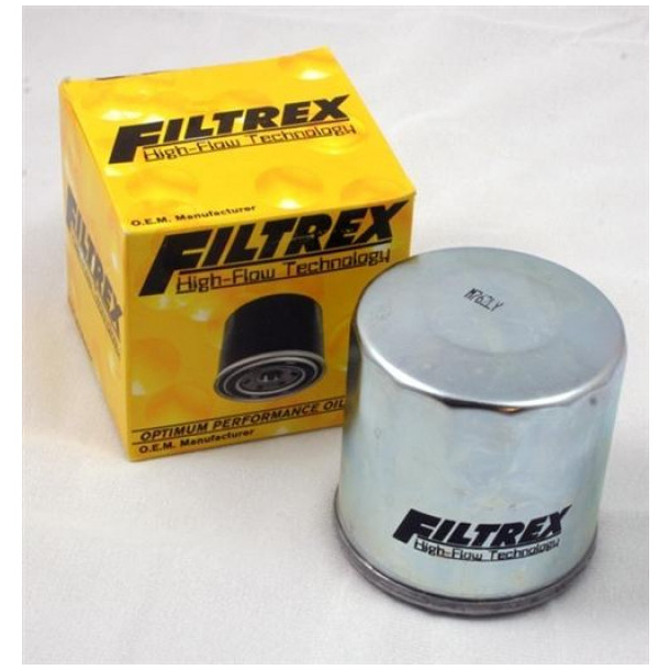 Filtrex Oliefilter OIF041 (HF163) BMW Chrom 11001341516 11421460845 11421460697