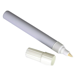 D�kstift D�ktusch - Hvid - Skriv p� d�kket - Bike It White Tyre Marker Pen With Chisel Nib