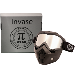 PiWear MC Motorbrille / Maske INVASE Spejlrefleks