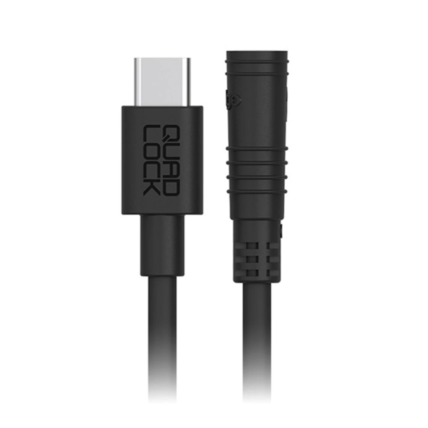  QUAD LOCK USB-C CABLE Quad Lock EL-CYKEL USB-C Power Cable � 1.1 meter USB-C str�mkabel til tilslutning af Quad Lock� Waterproof Wireless Charging Head via elcykelens USB-C udgang eller en powerbank.