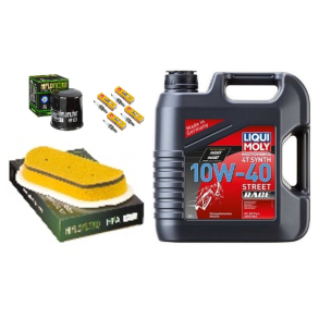 Servicekit YAMAHA YZF600 R6 YZF-R6 99-05 olie, oliefilter, luftfilter, tndrr,  bundproppakning