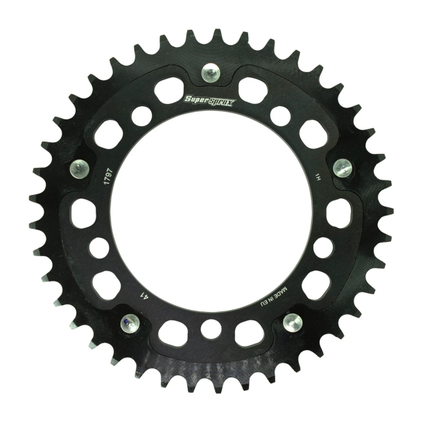 Supersprox SS K�DEHJUL Bagk�dehjul Bagtandhjul BAG 530 STEALTH SORT 41 TANDS SUZUZKI GSX1400 01-09