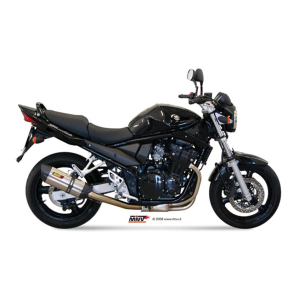 MIVV S.017.L7 SLIP-ON SUONO RUSTFRI Mivv Sportsudst�dning til Suzuki GSF 650Bandit 2005-2006 017.L7 Suono Steel exhaust for Suzuki GSF 650 Bandit 2005-2006