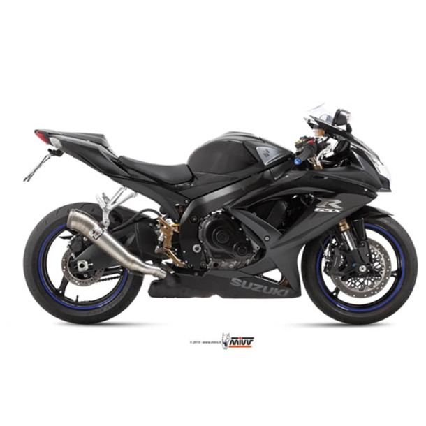 MIVV S.032.LGX SLIP-ON GHIBLI RUSTFRI Mivv Sportsudst�dning til Suzuki GSX-R 600/750 2008-2010 Mivv Exhaust Muffler Ghibli Stainless Steel for Suzuki Gsx-R 600 Gsx-R 750 Models from 2008 to 2010 S.032.LGX