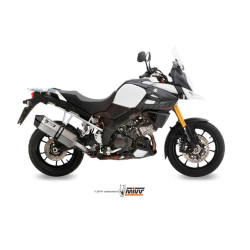 MIVV S.042.LRX SLIP-ON SPEED EDGE RUSTFRI Mivv Sportsudst�dning til Suzuki DL V-STROM 1000 2014-2020 S.042.LRX - Muffler Exhaust Mivv SPEED EDGE INOX SUZUKI DL V-STROM 1000 14-