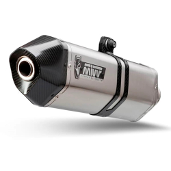 MIVV S.042.LRX SLIP-ON SPEED EDGE RUSTFRI Mivv Sportsudst�dning til Suzuki DL V-STROM 1000 2014-2020 S.042.LRX - Muffler Exhaust Mivv SPEED EDGE INOX SUZUKI DL V-STROM 1000 14-