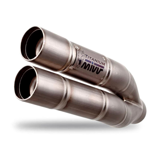 MIVV S.048.SDG SLIP-ON DOUBLE GUN TITANIUM Mivv Sportsudst�dning til Suzuki GSX-S 750 2017 IKKE GODKENDT TIL GADEBRUG- Mivv Exhaust Muffler Double Gun Titanium for Suzuki Gsx-S 750 Models from 2017 to 2020 S.048.SDG