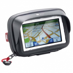 GIVI S952B GPS &amp; Smartphone holder 3,5' 12,5x8,4 GIVI GPS holder Vindue B.10,4 X H.6,7cm M. SKYGGE