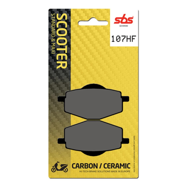 SBS SBS107HF Bremseklodser�front+bag STREET SCOOTER CERAMIC Brembo Beta�Gilera�Sachs�Yamaha