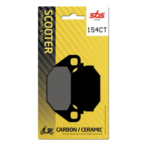 SBS SBS154CT BREMSEKLODSER MAXI CARBON CARBONTECH 154CT KYMCO SYM