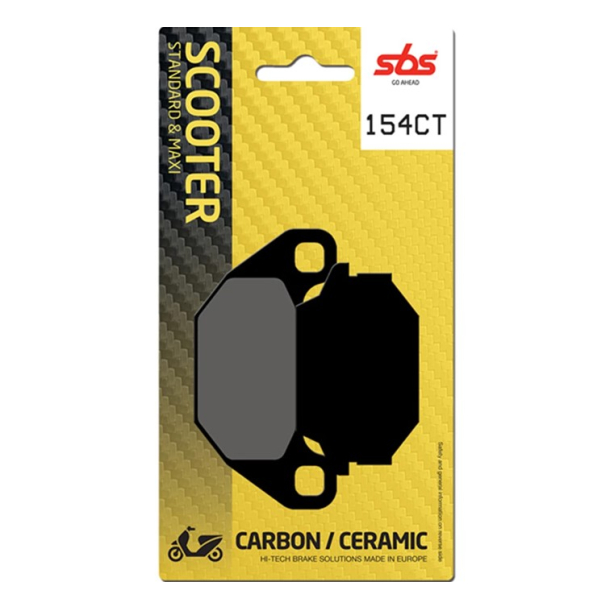 SBS SBS154CT BREMSEKLODSER MAXI CARBON CARBONTECH 154CT KYMCO SYM
