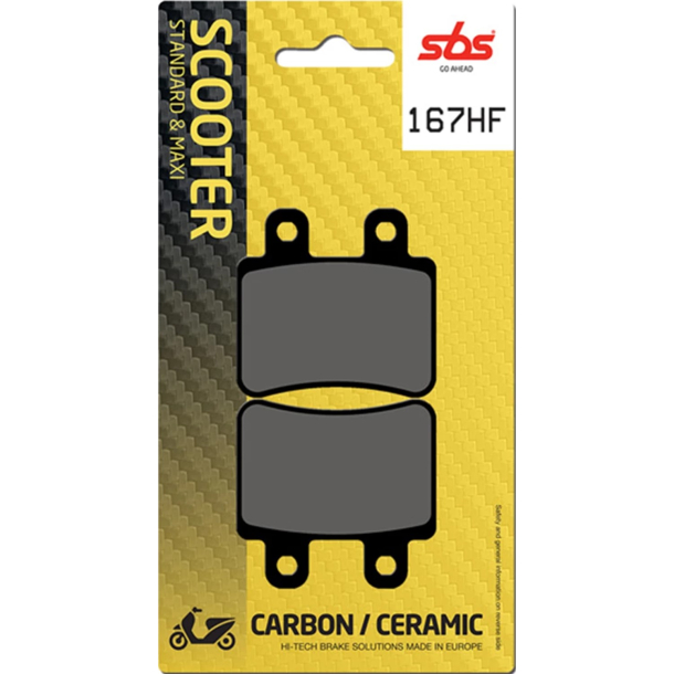 SBS Bremseklodser SBS167HF STREET SCOOTER CERAMIC 167HF