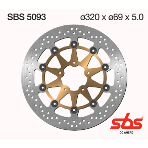SBS SBS5093 BREMSESKIVE STD ORG. 5093 320MM SUZUZKI GSX-R600�GSX-R750 GSX-R1000�TL1000 GSX1300R