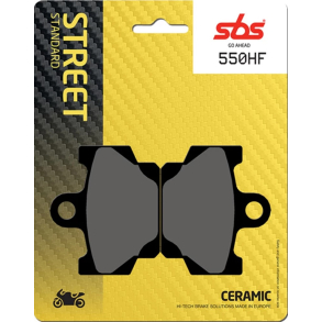 SBS SBS550HF BREMSEKLODSER STREET MC CERAMIC 550HF YAMAHA RD80 RD125 RD350 SR125 SR250 XV250