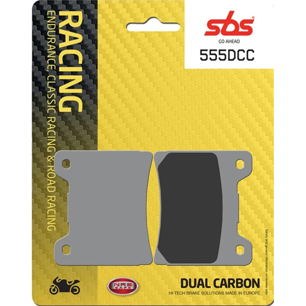 SBS SBS555DCC BREMSEKLODSER RACING DUAL CARBON 555DCC YAMAHA RACE USE ONLY