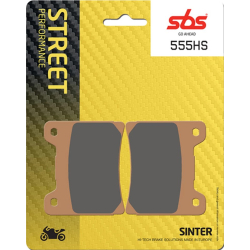 SBS SBS555HS BREMSEKLODSER STREET MC EXCEL SINTER 555HS FRONT/REAR YAMAHA