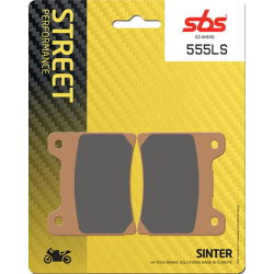 SBS SBS555LS BREMSEKLODSER STREET MC EXCEL SINTER BAG 555LS REAR YAMAHA