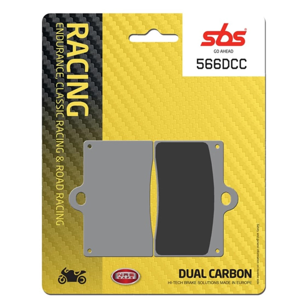 SBS SBS566DCC Bremseklodser RACING DUAL CARBON 566DCC RACE ONLY          