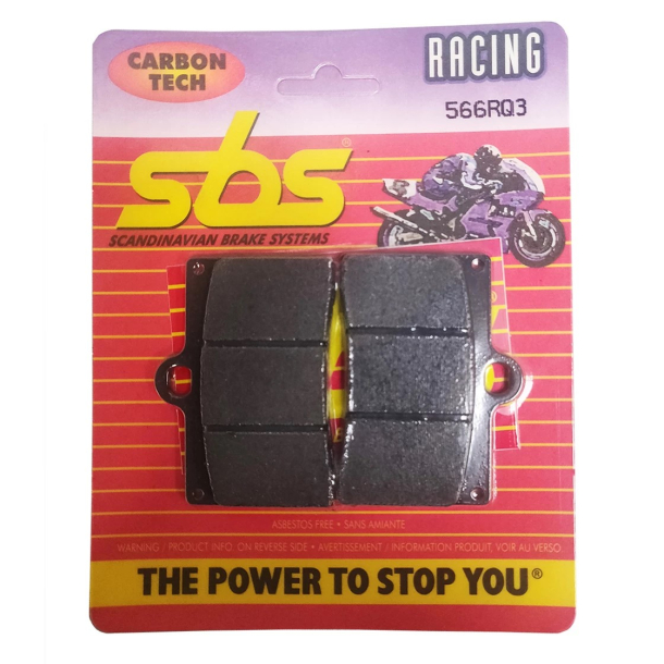 SBS SBS566RQ Bremseklodser RACING CARBON TECH BAG 566RQ RACE ONLY          