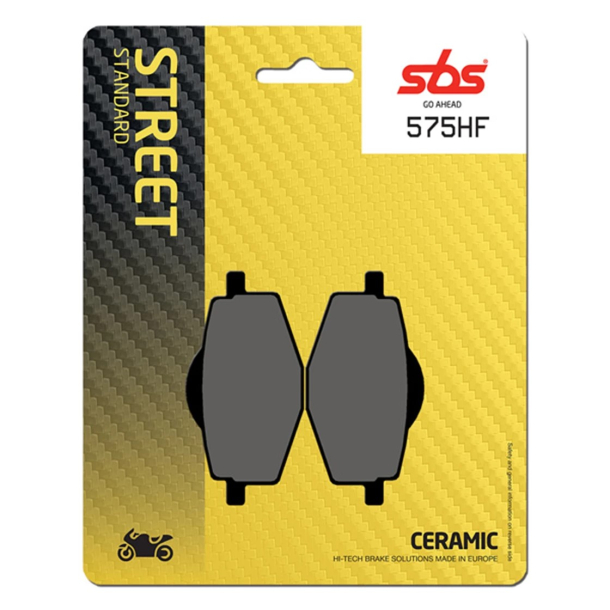SBS SBS575HF Bremseklodser�front+bag STREET MC CERAMIC Brembo Beta�Gilera�Sachs�Yamaha