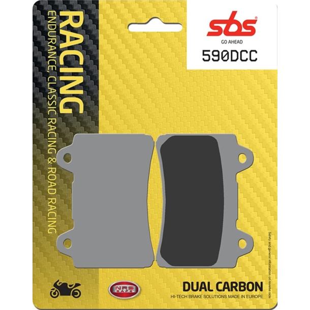 SBS SBS590DCC BREMSEKLODSER RACING DUAL CARBON 590DCC YAMAHA RACE USE ONLY