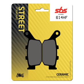 SBS 614HF Bremseklodser  STREET MC CERAMIC BAG REAR HONDA KAWASAKI SUZUKI TRIUMPH YAMAHA