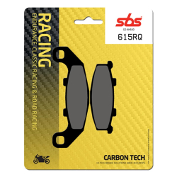 SBS SBS615RQ BREMSEKLODSER RACING CARBON TECH BAG 615RQ FRONT/REAR Kawasaki GPX250 KR-1 GPZ500S ZR550 Zephyr Suzuki RGV250