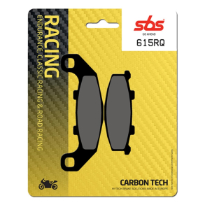 SBS SBS615RQ BREMSEKLODSER RACING CARBON TECH BAG 615RQ FRONT/REAR Kawasaki GPX250 KR-1 GPZ500S ZR550 Zephyr Suzuki RGV250