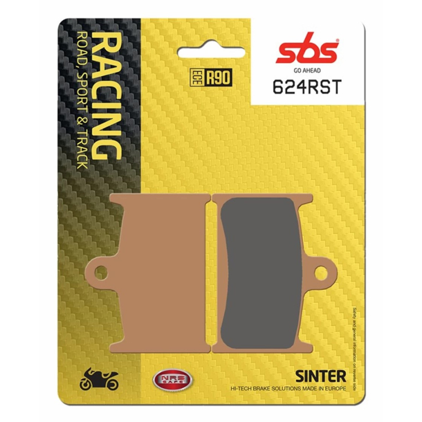 SBS SBS624RST BREMSEKLODSER TRACK &amp; SPORT MC SINTER 624RST MUZ Suzuki Yamaha TRIUMPH	