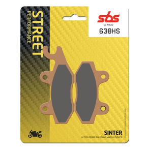 SBS SBS638LS BREMSEKLODSER STREET MC EXCEL SINTER BAG REAR