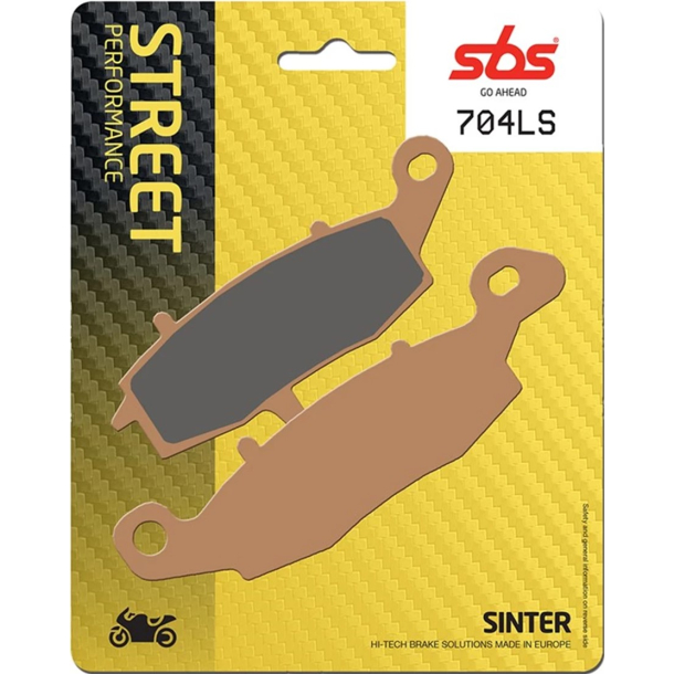 SBS SBS704LS BREMSEKLODSER STREET MC EXCEL SINTER BAG 704LS CF MOTO KAWASAKI SUZUKI WK BIKES
