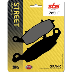 SBS SBS705HF BREMSEKLODSER STREET MC CERAMIC 705HF BRAKE PAD KIT (NON O.E. ALTERNATIVE) VENSTRE LEFT LH Disc pad s�t CF MOTO KAWASAKI SUZUKI WK BIKES