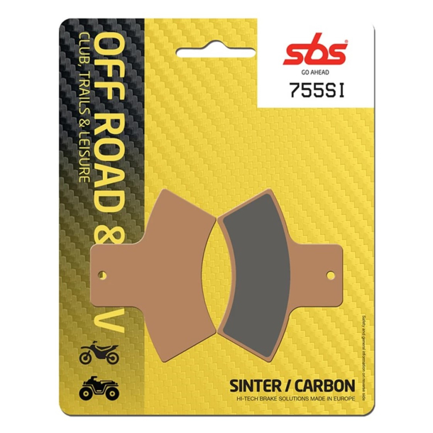 SBS SBS755SI BREMSEKLODSER OFF ROAD SINTER 755SI LINHAI POLARIS QUADZILLA ATV