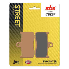 SBS SBS782SP Bremseklodser STREET MC PERFORM EVO SINTER 782SP FRONT HONDA INDIAN KAWASAKI SUZUKI TRIUMPH YAMAHA VICTORY
