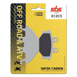 SBS SBS810CS BREMSEKLODSER OFF ROAD CARBON SILVER 810CS Bombardier Kawasaki Kymco Sym Yamaha