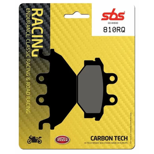 SBS SBS810RQ BREMSEKLODSER RACING CARBON TECH BAG 810RQ Bombardier Kawasaki Kymco Sym Yamaha