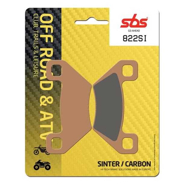SBS SBS822SI BREMSEKLODSER OFF ROAD SINTER 822SI Arctic cat Kymco Massey-ferguson Piaggio Polaris
