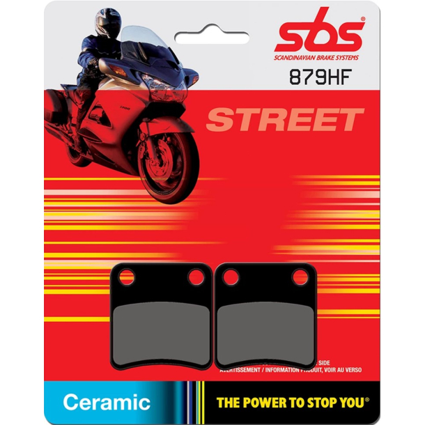 SBS SBS879HF BREMSEKLODSER STREET MC CERAMIC 879HF 670HF Parkering ATV PARKING BRAKE SCOOTER 