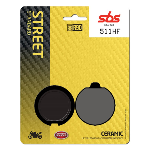 Bremseklodser SBS BREMSEKLODS STREET MC CERAMIC 511HF (Suzuki)