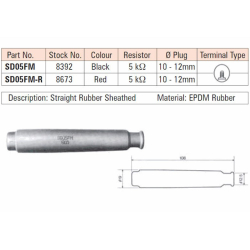 NGK 8392 SD05FM-R T�ndr�rsh�tte SD05FM-R 5 KOhm GUMMI R�d