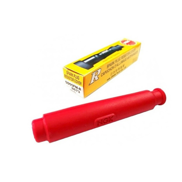 NGK 8392 SD05FM-R T�ndr�rsh�tte SD05FM-R 5 KOhm GUMMI R�d