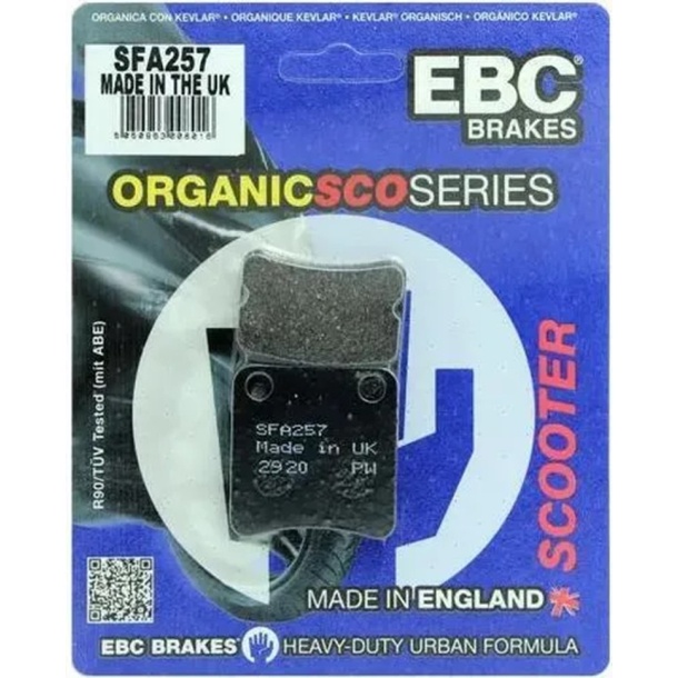 EBC SFA257 BREMSEKLODSER EBC Disc pad set SFA257/2 ATV PARKING BRAKE EBC SCOOTER Disc pad s�t 