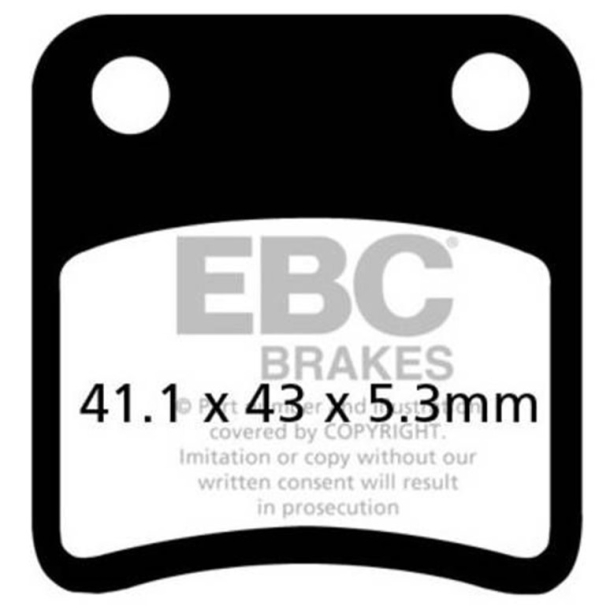 EBC SFA257/2 BREMSEKLODSER EBC Disc pad set SFA257/2 ATV PARKING BRAKE EBC SCOOTER Disc pad s�t 