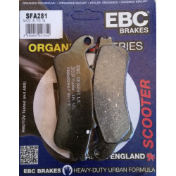 EBC SFA281 BREMSEKLODSER SCOOTER Disc pad st SBS722-147-156