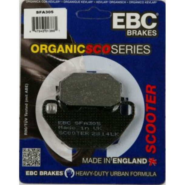 EBC SFA305 BREMSEKLODSER SCOOTER Disc pad s�t KYMCO SYM